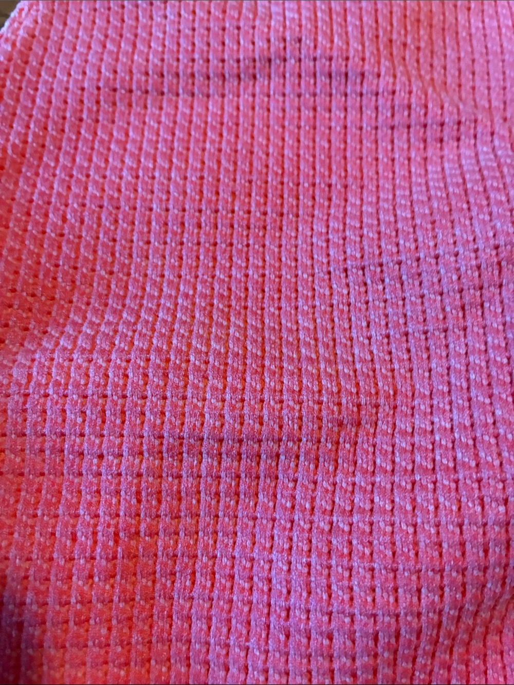 Urban Outfitters Coral Pink Waffle Knit Cropped Cami - Picture 5 of 5